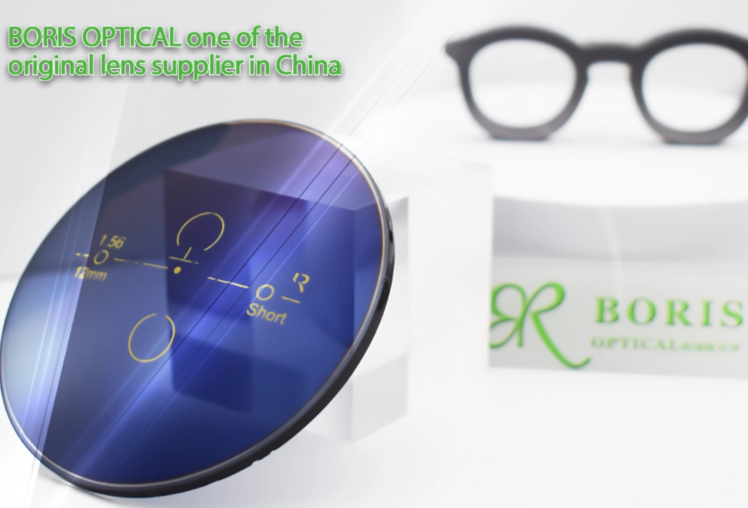 2020 1.56 Blue Cut Photochromic Progressive Resin Optical Lens